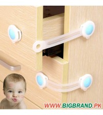 5 Pcs Safety Cabinet Door Cupboard Plastic Lock